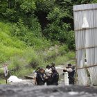 Personal policial acudió al sitio para levantar el cadáver.