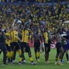 Toda la alegría de Barcelona al final de los penales.