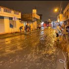 Esta es la zona más afectada tras la creciente de los dos ríos.