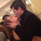 La pareja se reencontró después de seis años.