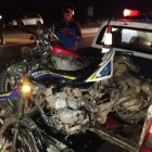 El fiscal Hugo García ordenó retención de las dos motos y el tráiler involucrados en los accidentes.