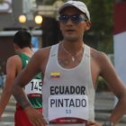 El marchista Daniel Pintado terminó la competencia en cuarto lugar.