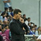 Ismael Rescalvo no pudo alcanzar con Emelec su tercera victoria al hilo, en la LigaPro 2022.