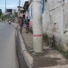 En este lugar fue hallado el cadáver, la madrugada del domingo 20 de marzo.