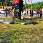 Trabajadores murieron electrocutados en la vía Duran - Tambo