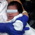 La bebé está bien de salud.