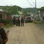 La Policía llegó al lugar para buscar indicios balísticos