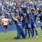 Alejandro Cabeza, se mandó el primer doblete en Emelec 2022 ante 9 de Octubre.