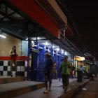 A esa hora la afluencia al sitio es menor. Hay pocos clientes y se camina con más tranquilidad.