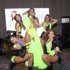 La artista realizó su presentación en el Hotel Sheraton, en Guayaquil.