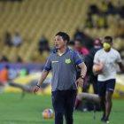 Leonardo Vanegas, el DT de Gualaceo, su primera vez en el Monumental y ya fue histórica.