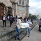 La niña fue llevada al cementerio San Miguel de Ibarra luego de la misa en su honor.