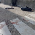 Estos son los rastros de la tragedia que dejó a cuatro personas heridas.