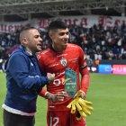 El golero Joan López, de 20 años, mantuvo su arco invicto en el duelo ante los albos. Fue la figura de Independiente del Valle.