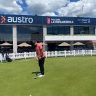 El exfutbolista argentino Gabriel Omar Batistuta tuvo su primer contacto con el campo del torneo en Quito.