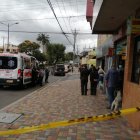 El sitio donde ocurrió el crimen fue acordonado por la Policía, al iniciarse las investigaciones.