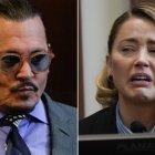 Johnny Depp y Amber Heard durante el juicio.