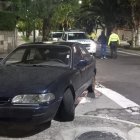 El auto recuperado por Salazar, con ayuda de la Policía.