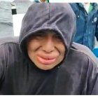 Debido al sol, Jonathan Gálvez sufrió quemaduras en sus labios. Fue hospitalizado en Manta.