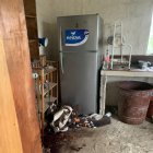 En este lugar fue hallada la mujer aún con vida. Luego la llevaron al hospital.