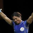 La experimentada pesista y el joven boxeador serán los portaestandartes en la cita de Valledupar, Colombia, del 24 de junio al 5 de julio.



2016 Rio Olympics - Weightlifting - Final - Women's 58kg - Riocentro - Pavilion 2 - Rio de Janeiro, Brazil - 08/08/2016. Alexandra Escobar (ECU) of Ecuador reacts. REUTERS/Stoyan Nenov FOR EDITORIAL USE ONLY. NOT FOR SALE FOR MARKETING OR ADVERTISING CAMPAIGNS. OLYMPICS-RIO-WEIGHTLIFTING-W-58KG.