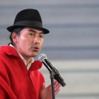 Leonidas Iza fue detenido la madrugada de este 14 de junio de 2022.