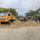 Algunas vías aún permanecen obstaculizadas.