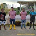 Dos de los apresados son de nacionalidad colombiana y los otros dos son ecuatorianos. Solo uno de ellos tiene antecedentes.