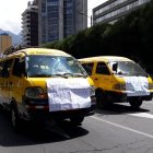 Este viernes hicieron caravanas en algunos sectores de Quito como la avenida Patria y 6 de Diciembre.