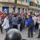 La marcha se realizó en Riobamba, para pedir por el trabajo.