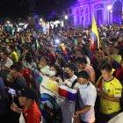 Integrantes de movimientos indígenas de la Costa acudieron a la 9 de Octubre para “apoyar” las protestas en Quito.