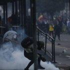 Referencial. La protestas avanzaron hasta la Universidad Central.