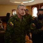 El general Edwin Addaty Albuja, comandante del cuartel La Shyris, denunció el ataque al convoy militar.