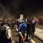 En Guayllabamba se registraron enfrentamientos entre militares y manifestantes.