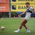 Bruno Piñatares  de Barcelona listo para enfrentar a Delfín.