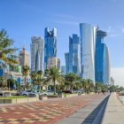 Doha la capital de Catar, país donde se desarrollará el Mundial 2022.