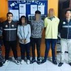 A los tres detenidos les giraron la boleta de encarcelación.