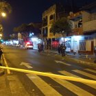 En el sitio se recabaron unos seis indicios balísticos.