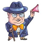 Caricatura que refleja cómo un calzón y no un pañuelo da inicio a la campaña electoral anticipada hacia las elecciones 2023.