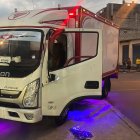 El comerciante fue interceptado mientras conducía su pequeño camión.