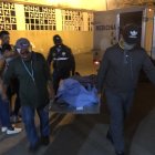 Personal de Medicina Legal levantó el cuerpo de Jeanpierre en el centro de Babahoyo.