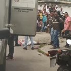 La víctima fue un joven de aproximadamente 22 años.