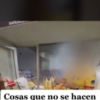 El vídeo que fue hecho por las personas que metieron el trago, lo utilizó Barcelona para decir que eso no se debe hacer.