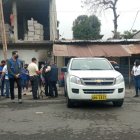 El incendio se registró en esta casa ubicada en las calles 43 y D.