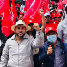 Richard Intriago es quien lidera el Movimiento Nacional Campesino.