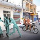 El hecho violento se registró en cerca de los locales comerciales de la calle Ayacucho.