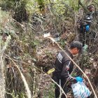 La localización del cadáver se hizo en este lugar del cerro Casitagua, al norte de Quito.