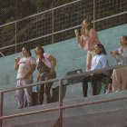 Silvia Buonarrotti (blanco) y su sobrina Jessenia Calle (rosado) gritaron de la emoción.