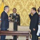 El exdirector del ECU 911, Juan Zapata Silva, fue oficialmente posesionado como el nuevo ministro del Interior.