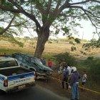 Los conductores de los autos involucrados en el siniestro se la ‘sacaron’ del sitio.